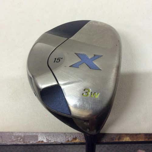 Used Callaway X 3w 15deg 3 Wood Graphite Ladies Golf Fairway Woods
