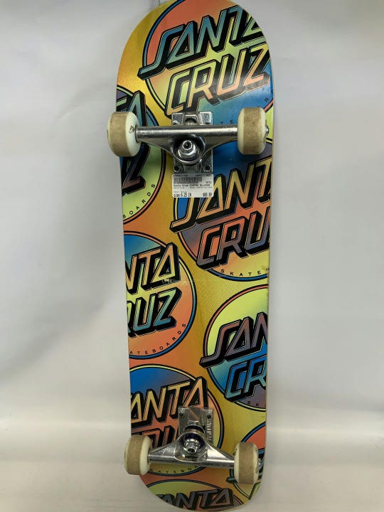 Used Santa Cruz Contra Allover 8 1 4" Complete Skateboards