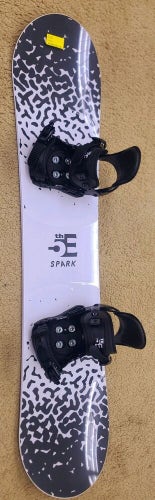 New $300 Kid's "Spark" Snowboard 130 cm with New 5th Element Jr. Bindings