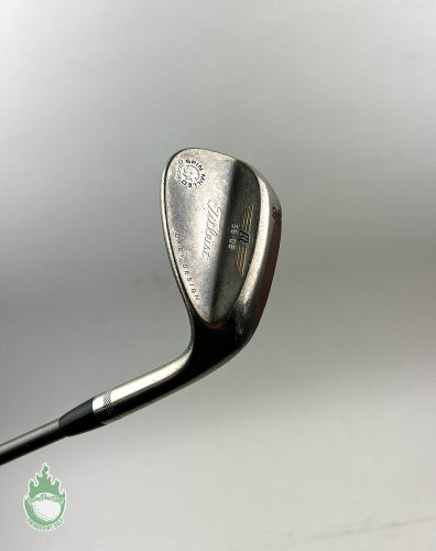 Used RH Titleist Vokey Design SM4 Wedge 56*-08 Stiff Flex Steelfiber Golf Club