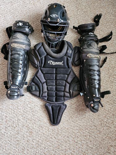 Used Diamond iX5 Catcher's Set