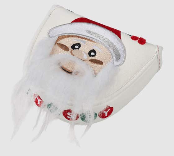 Odyssey Santa Claus Mallet Putter Headcover (White/Red/Green) RARE NEW