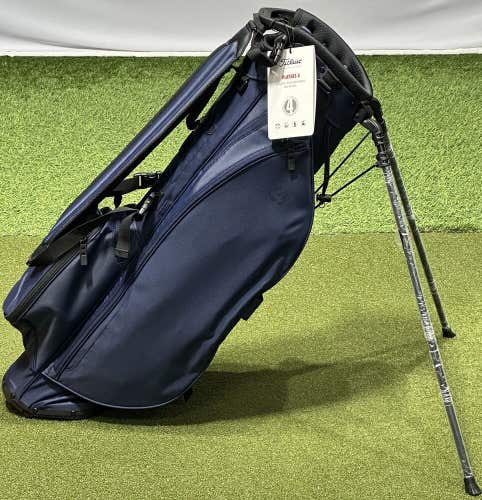 NEW Titleist Players 4 Custom Single Strap Stand Carry Golf Bag Navy Blue #92443