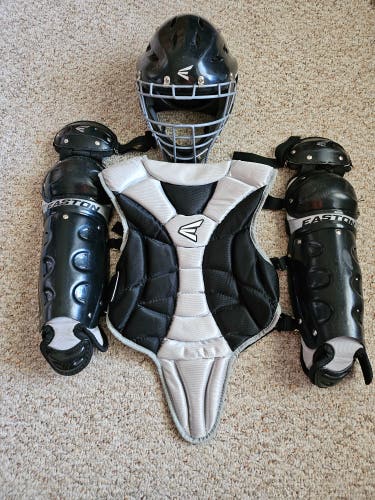 Used Easton Black Magic Catcher's Set