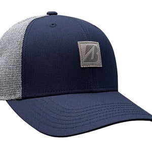 Bridgestone Micro Mesh Snapback Golf Hat -Authentic Bridgestone Golf - NAVY BLUE