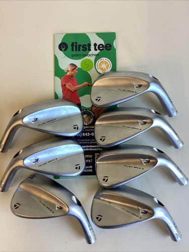 TaylorMade MG3 Milled Grind 3 Fitting Head Wedges 60* 7 Pieces