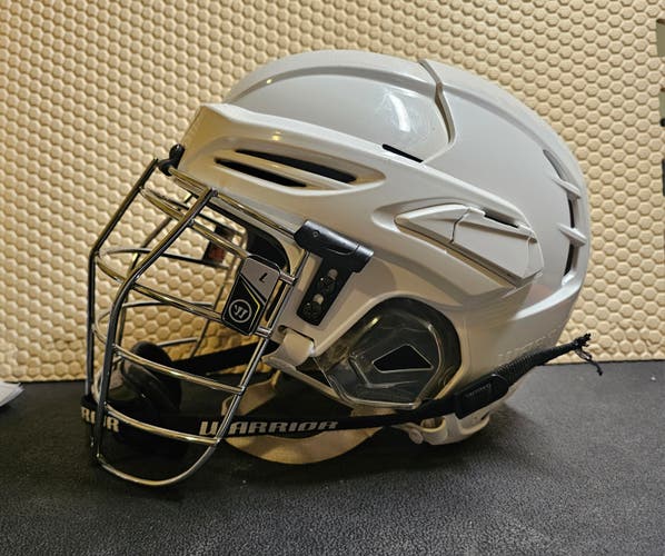 Warrior PX2 Fatboy Box Lacrosse Helmet White Large Bauer CCM