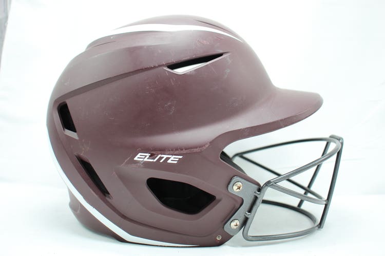 Easton Elite X Batting Helmet Maroon