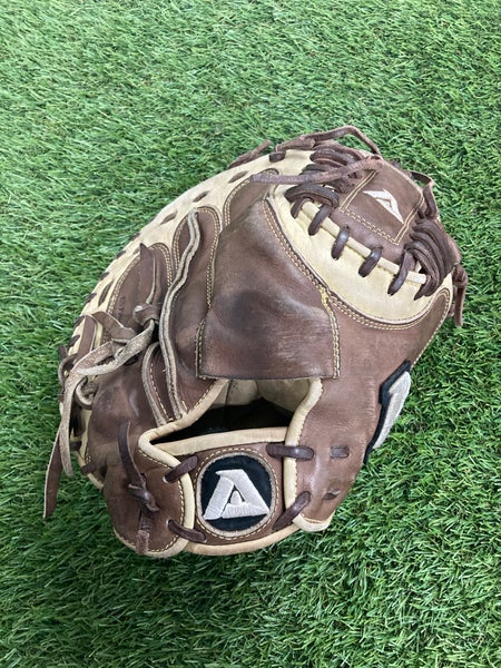 Brown Used Akadema APM 43 Right Hand Throw Catcher s Baseball