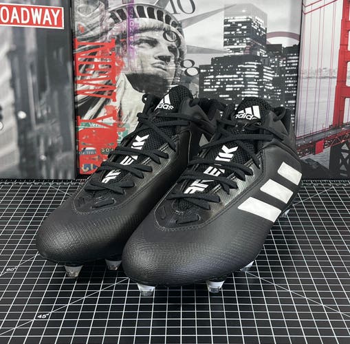 Adidas Freak Mens Size 13 Mid FX2115 Football Detachable Cleats Black White NEW