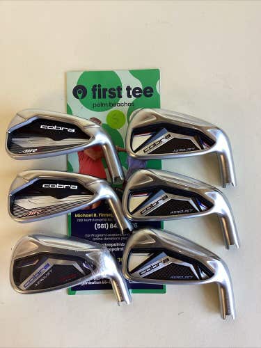 Cobra Aerojet And Air X Fitting Heads 7 Iron RH Right handed 6 Pieces
