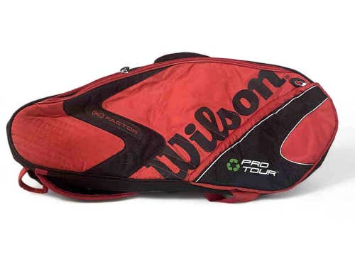 WILSON Pro Tour K Factor Tennis Racquet Bag Backpack Climate Control Section