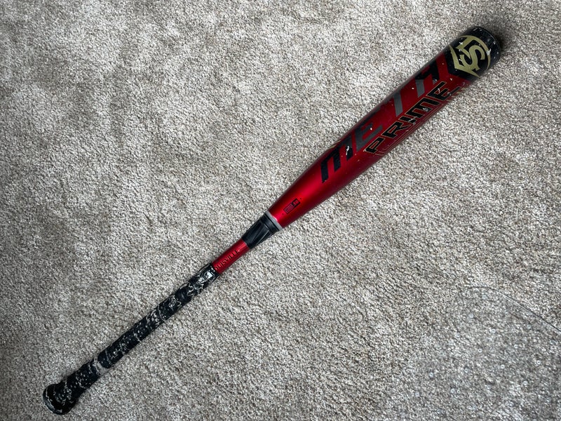 Used BBCOR Certified 2019 Louisville Slugger Composite Meta Prime Bat (-3) 29 oz 32"