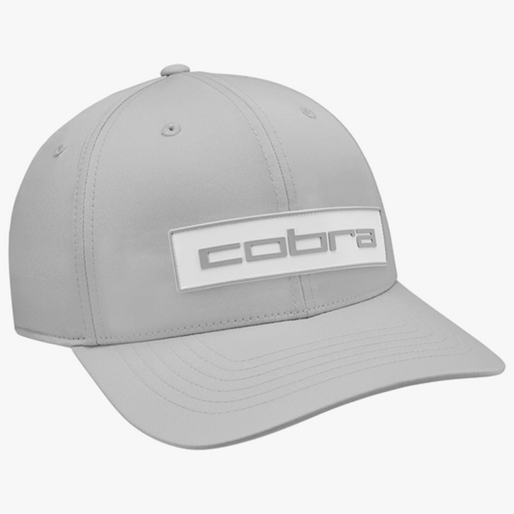 NEW 2024 Cobra Tour Tech Ash Gray/White Adjustable Snapback Golf Hat/Cap