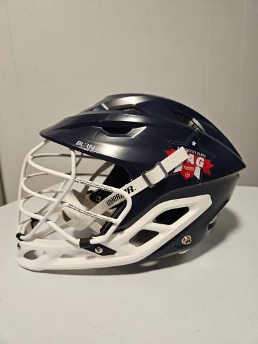 Used Warrior Burn lacrosse Helmet Medium