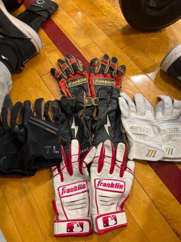 Used Batting Gloves