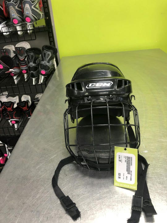 Used Ccm 04s Sm Ice Hockey Helmets