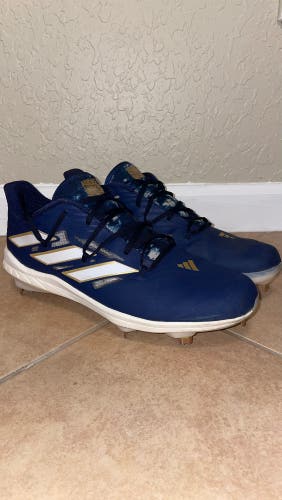 Adidas Afterburner 9 Metal Baseball Cleats (Navy)