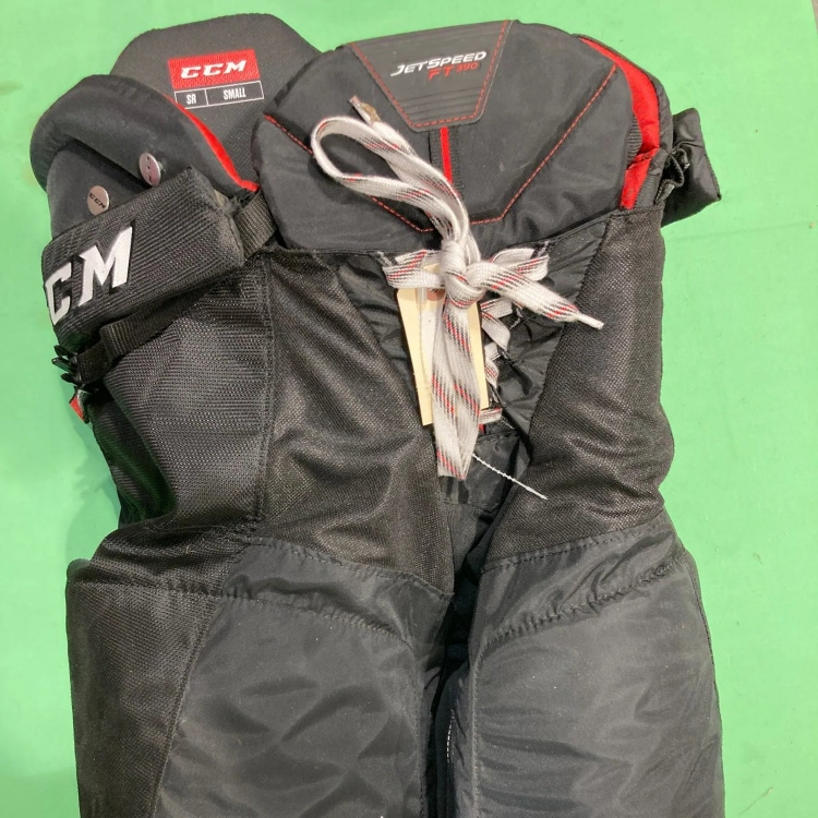 Black Senior Used Small CCM JetSpeed FT390 Hockey Pants