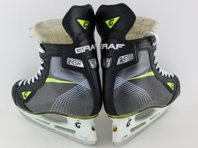 Junior Used Graf Supra G5035 3D Heel Lock Hockey Skates Size 3 (Men Shoe 4 US)