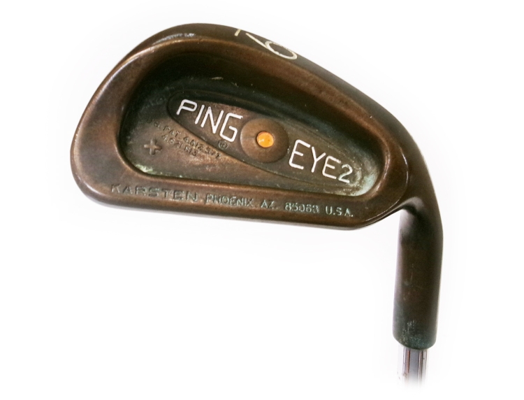Ping Eye 2 + BeCu Single 9 Iron Orange Dot Steel Ping Microtaper Stiff Flex