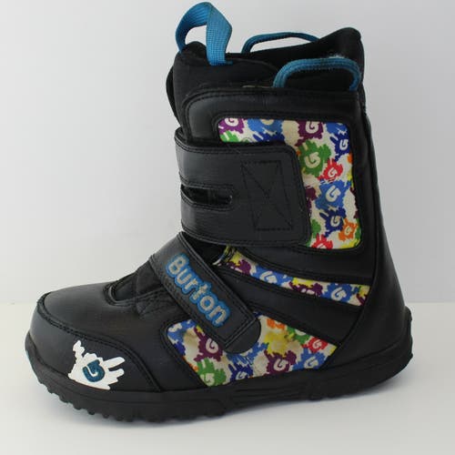 Kid's Used Size 3.0 (Women's 4.0) Burton Grom Snowboard Boots Boys / Kids Size 3