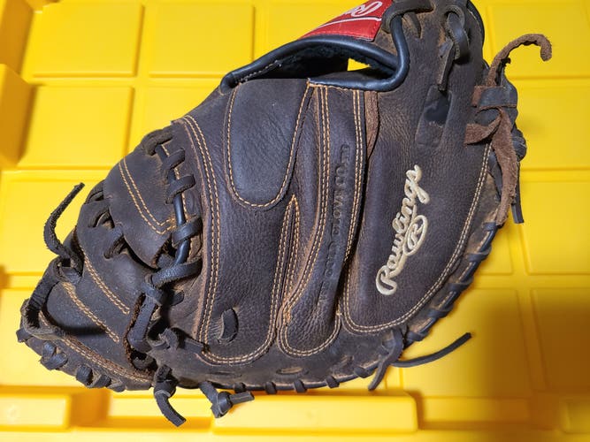 Used Rawlings Right Hand Throw Catcher's Player Preferred Baseball Glove 33"