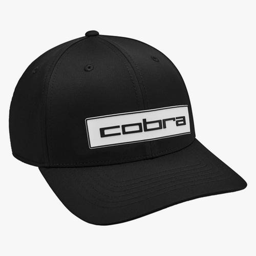 NEW 2024 Cobra Tour Tech Ash Black/White Adjustable Snapback Golf Hat/Cap