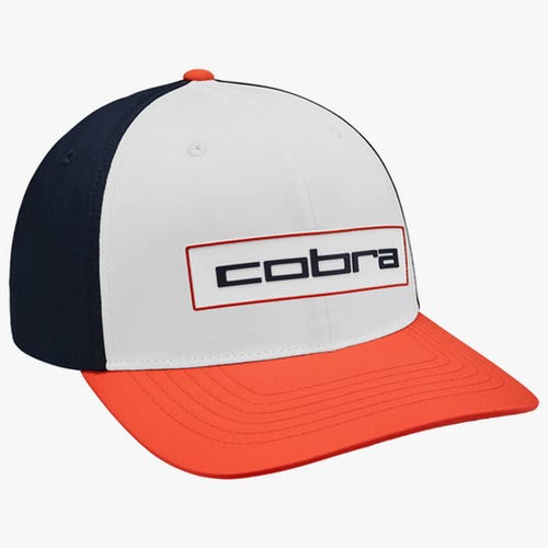 NEW 2024 Cobra Tour Tech Strong Red/White/Deep Navy Adjustable Snapback Golf