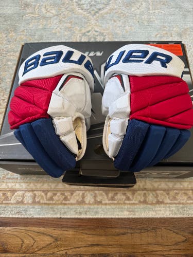 Bauer vapor apx2 Pro Stock  St. Louis rangers color way gloves