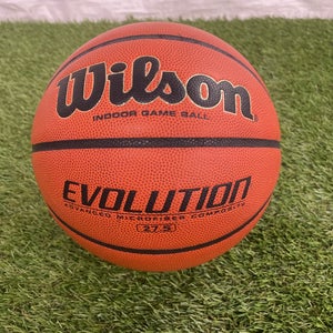 Orange Used Wilson Basketball