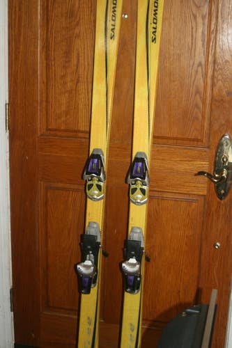 Used Salomon 174 cm All Mountain Skis With Salomon Bindings