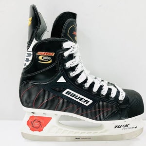 New Bauer Supreme 3000 Skates hockey size 6.5 D black skate ice men's SR mens sz