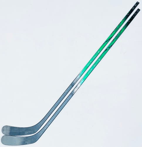 2 Pack Custom Green Tyler Seguin Bauer Vapor Hyperlite 2 (ADV Build) Hockey Stick-RH-P92-95 Flex