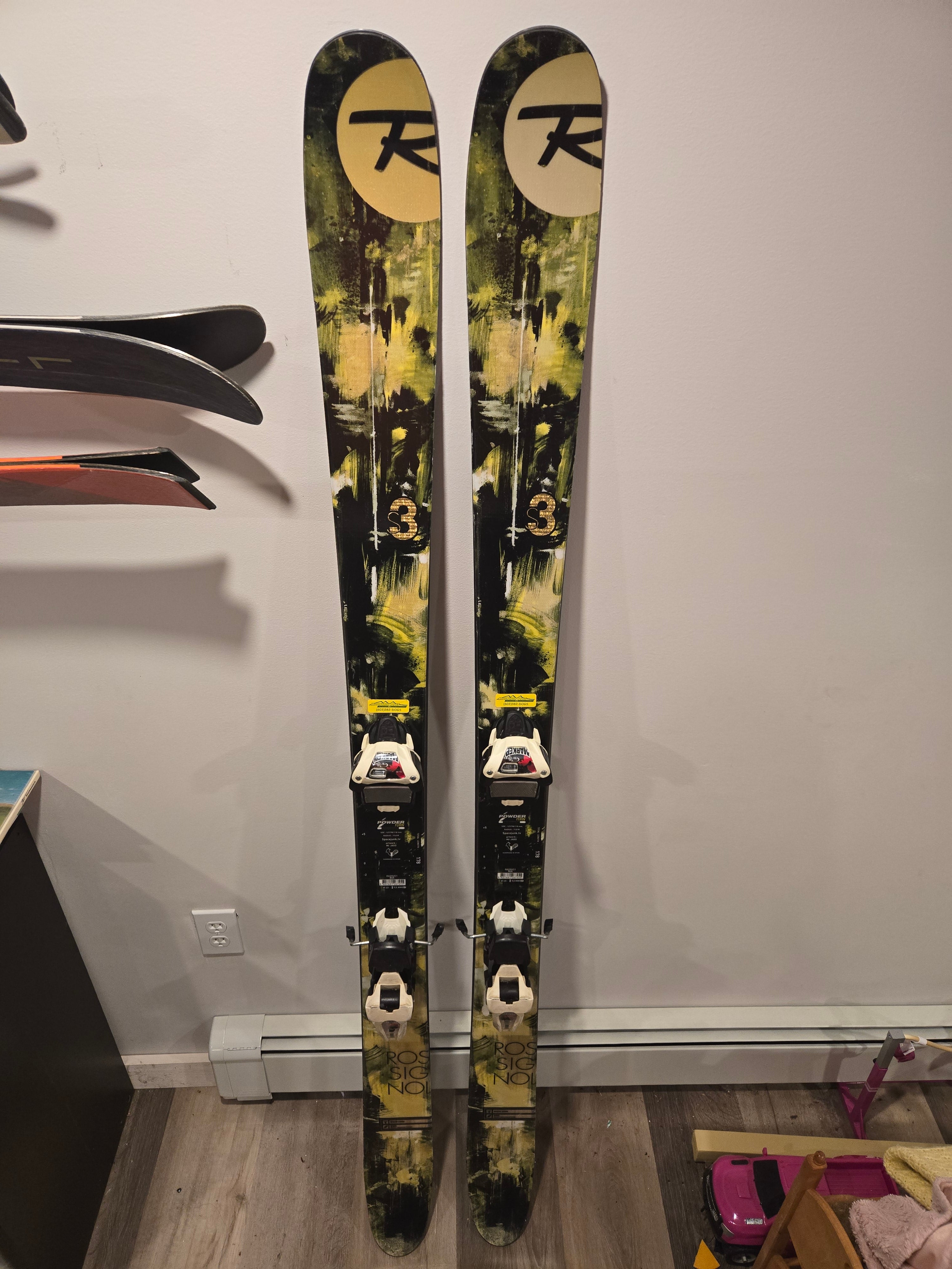 ROSSIGNOL S3 スキー板 178cm Used Men's 2013 Rossignol 178 cm All Mountain S3 Skis With