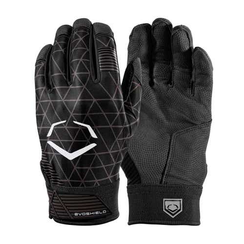 EvoShield Adult 2XL EVOCHARGE GEL TO SHELL Batting Gloves BLACK -WTV4100BL2XL