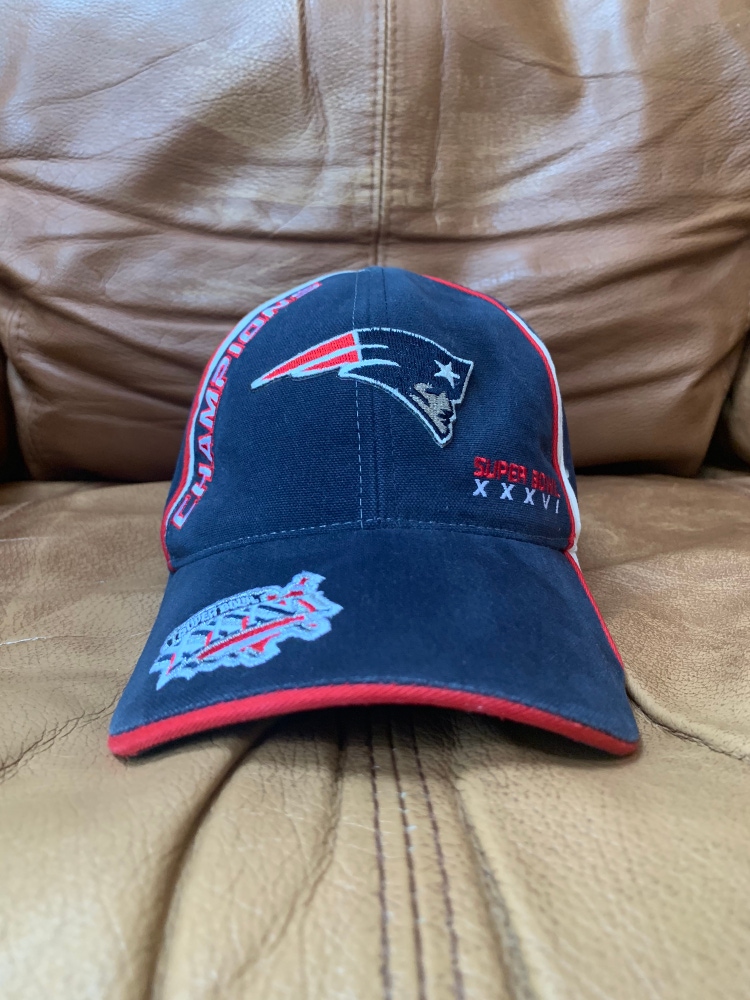 New England Patriots Super Bowl XXXVI Champions Reebok Hat