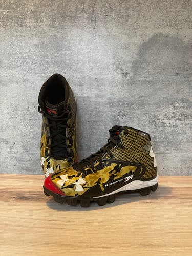 Under Armour Deception 34 Gold Camo Cleats
