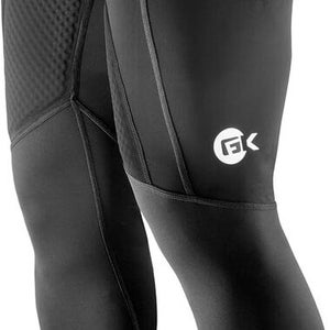 G-Form Adult Mens GK Pro Impact Black Baselayer Goalkeeper Pants NWT