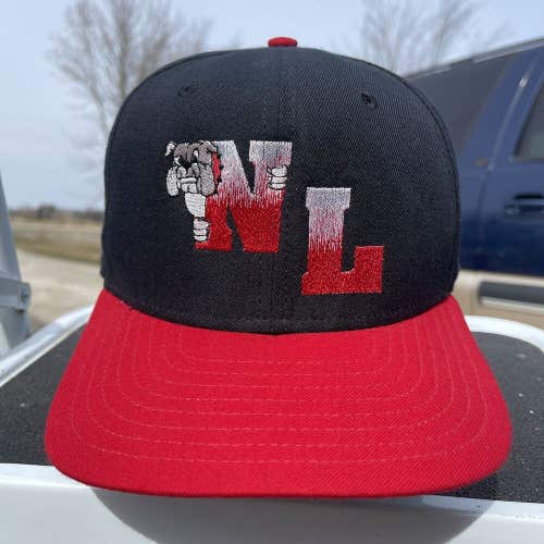 Vintage New London Wisconsin Bulldogs Snapback Hat Cap