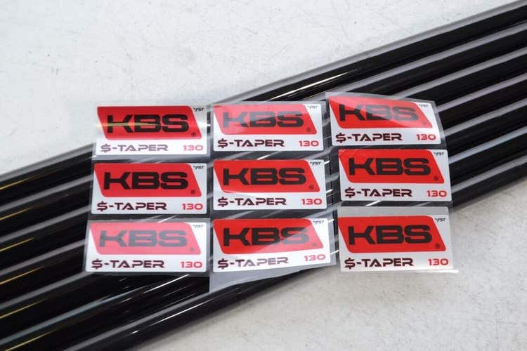 NEW UNCUT KBS $-Taper 130 Extra Stiff Black 4-W Steel # 169677