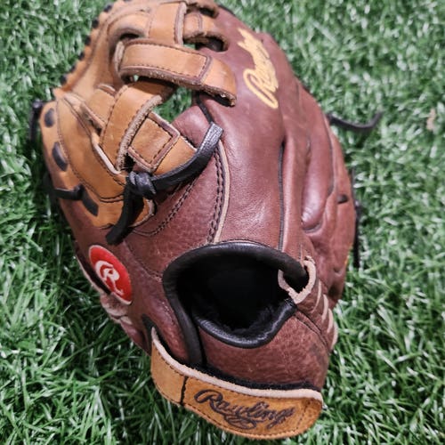Rawlings Left Hand Throw Bull Series, Genuine Leather Baseball Glove 12" Nice