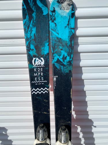 Twin Tip Used K2 empress 149 cm With Bindings Max Din 10 Empress Skis