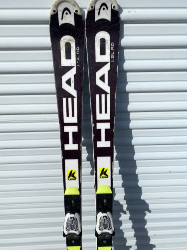 168cm Used HEAD World Cup Rebels i.SL RD Downhill Skis 168 Cm