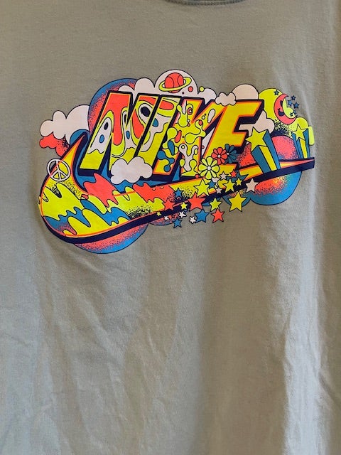 nike black light t shirt