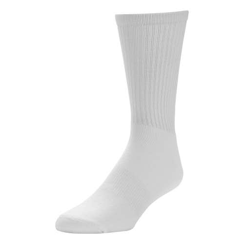 Sof Sole Adult Mens All Sport Size Large White 6 Pack Crew Socks NWT