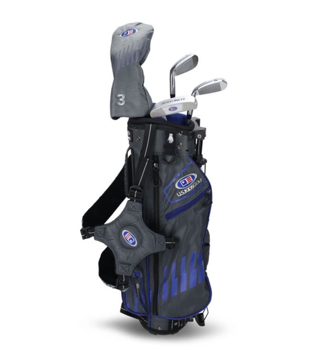 Ultra-Light U.S. Kids Golf 4 Club 45" Standing Bag Set Complete Set Brand New