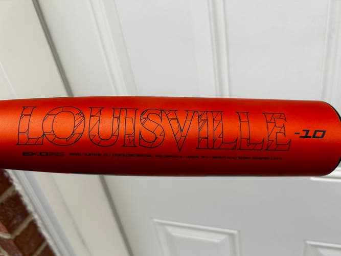 Like New - USSSA Certified 2022 Louisville Slugger Composite Meta Bat (-10) 20 oz 30"