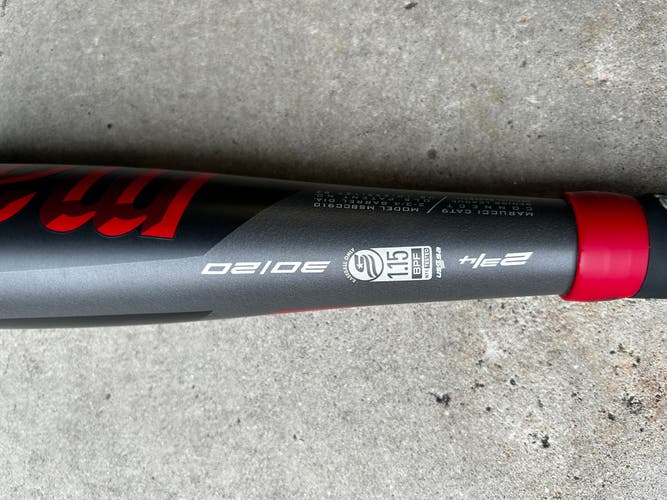 Like New - USSSA Certified 2022 Marucci Cat 9 Connect  Bat (-10) 20 oz 30"