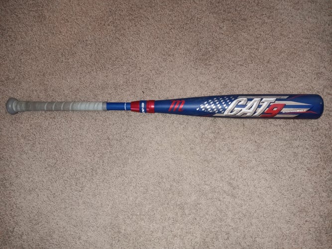 Used BBCOR Certified Marucci Alloy CAT9 Connect Bat (-3) 30 oz 33"